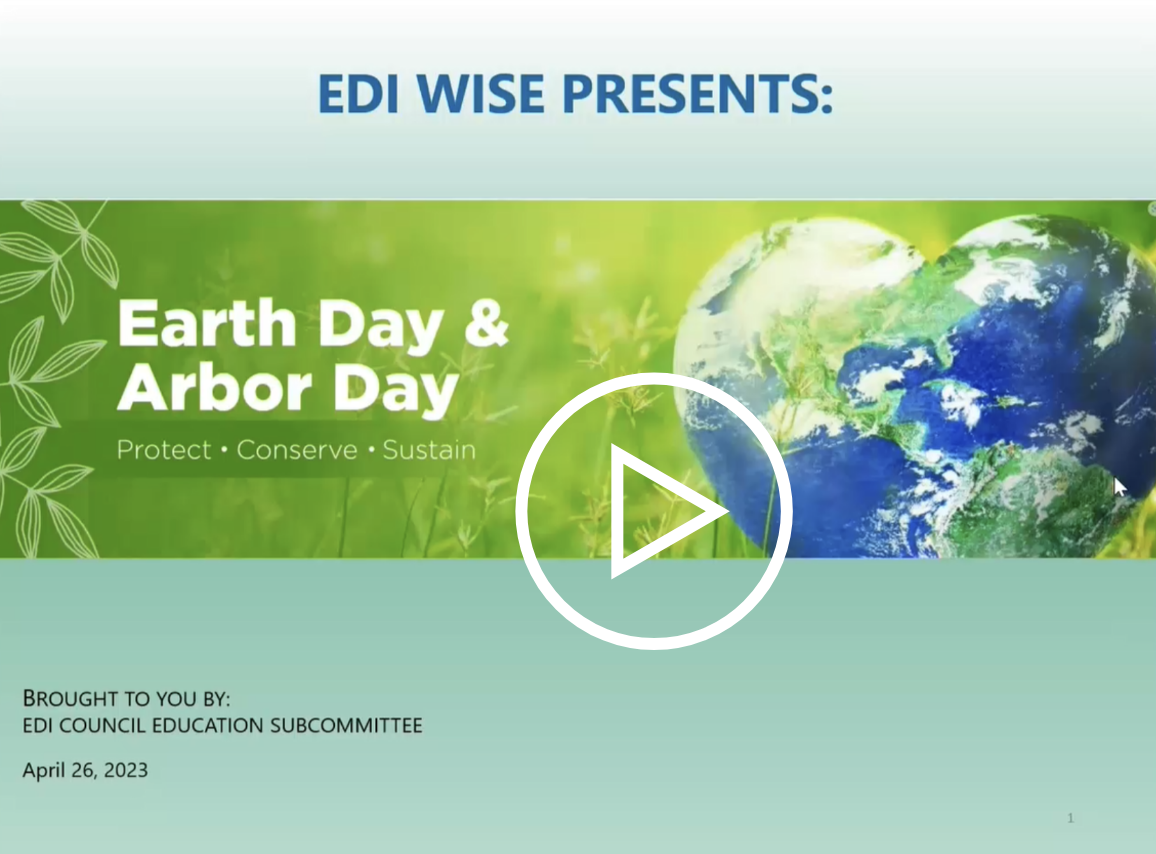 Celebrating Earth Day and Arbor Day